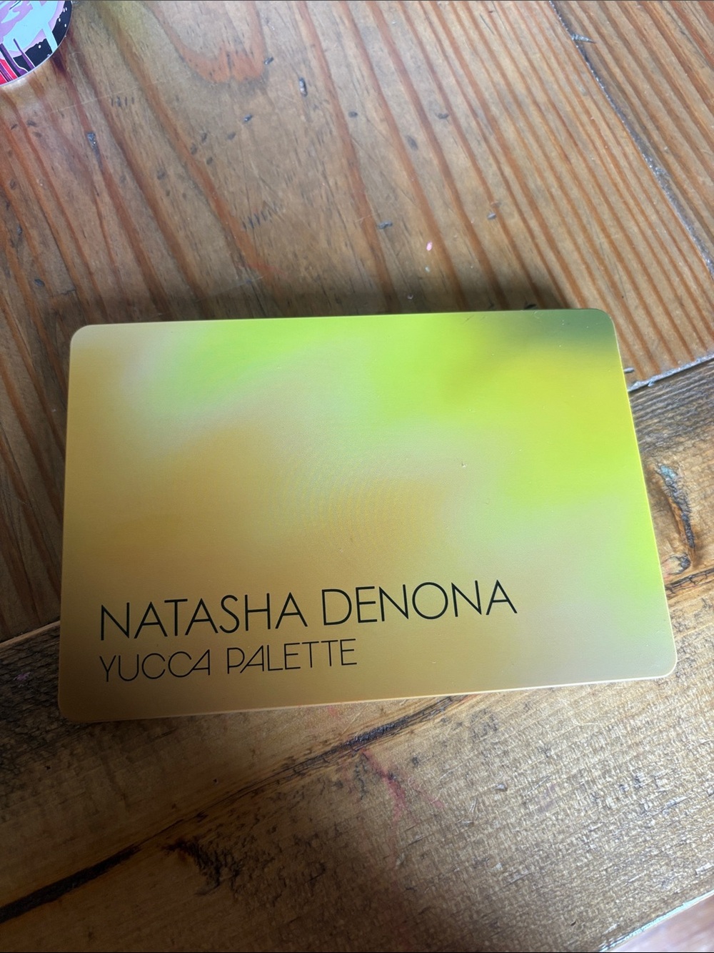 Natasha Denona Yucca Palette - Lime Green to Gold Gradient Case